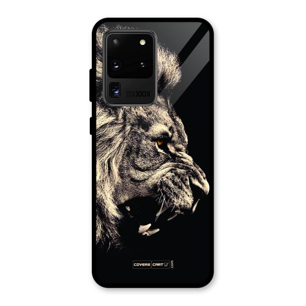 Roaring Lion Glass Back Case for Galaxy S20 Ultra