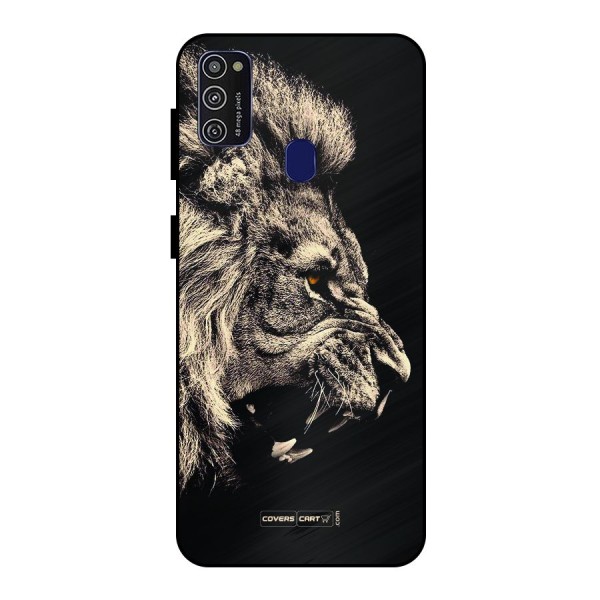 Roaring Lion Metal Back Case for Galaxy M21