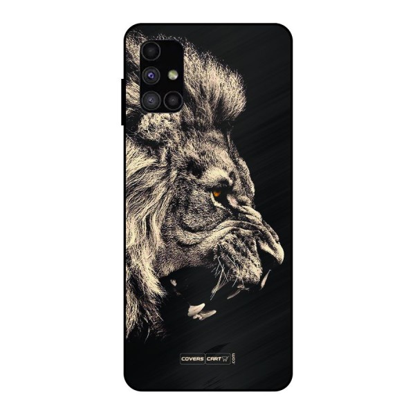 Roaring Lion Metal Back Case for Galaxy M51