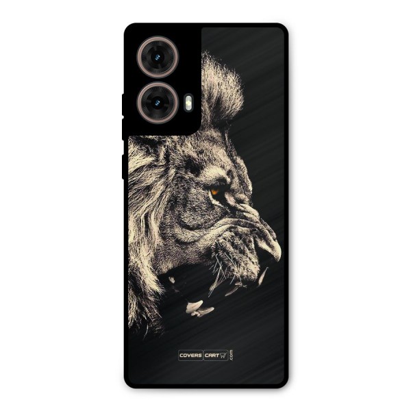 Roaring Lion Metal Back Case for Moto G85