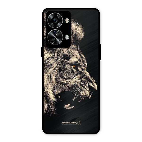 Roaring Lion Metal Back Case for OnePlus Nord 2T