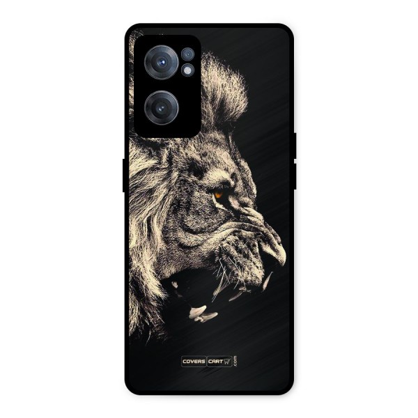 Roaring Lion Metal Back Case for OnePlus Nord CE 2 5G
