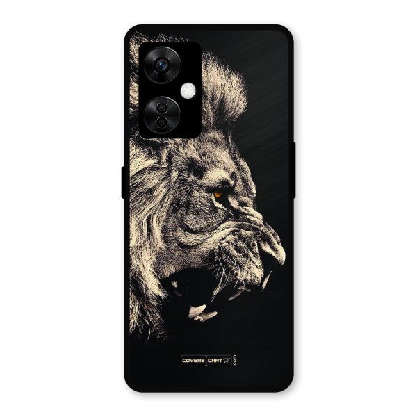 Roaring Lion Metal Back Case for OnePlus Nord CE 3 Lite