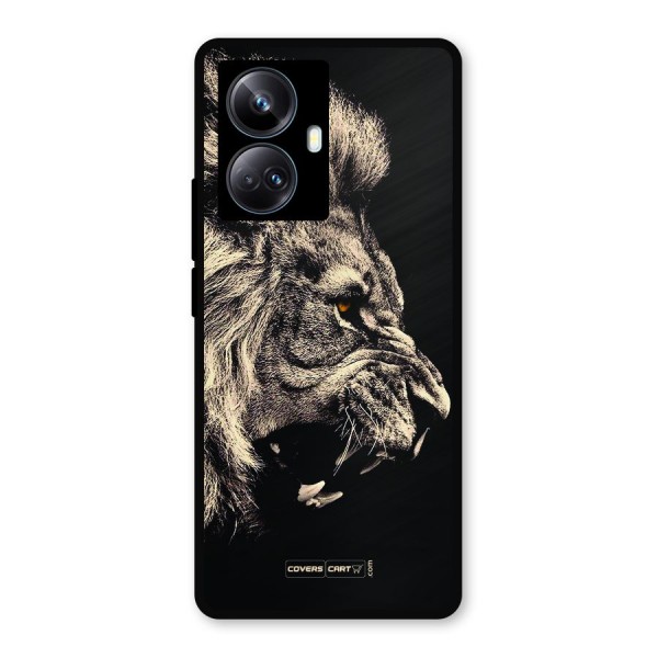 Roaring Lion Metal Back Case for Realme 10 Pro Plus
