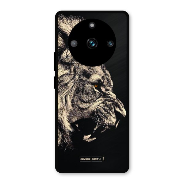 Roaring Lion Metal Back Case for Realme 11 Pro Plus