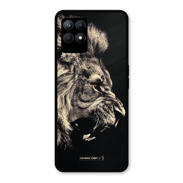 Roaring Lion Metal Back Case for Realme 8i