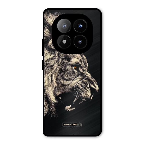 Roaring Lion Metal Back Case for Redmi Note 14 Pro Plus 5G