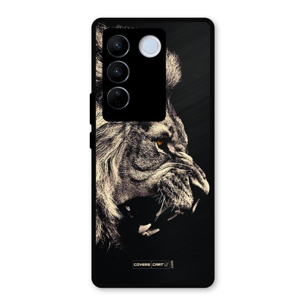 Roaring Lion Metal Back Case for Vivo V27