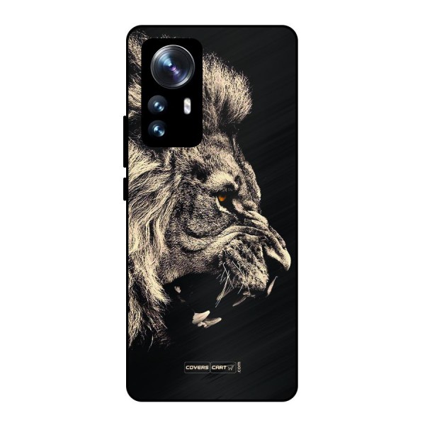 Roaring Lion Metal Back Case for Xiaomi 12 Pro