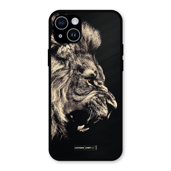 Roaring Lion Metal Back Case for iPhone 14