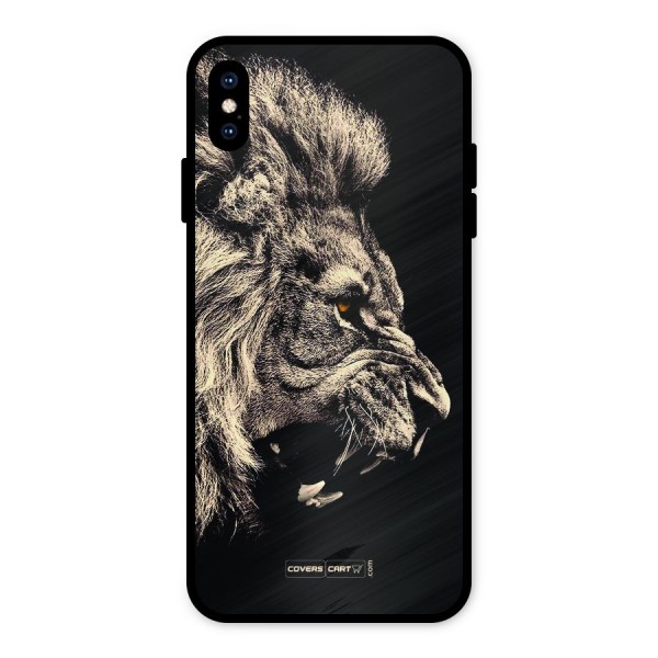 Roaring Lion Metal Back Case for iPhone XS Max