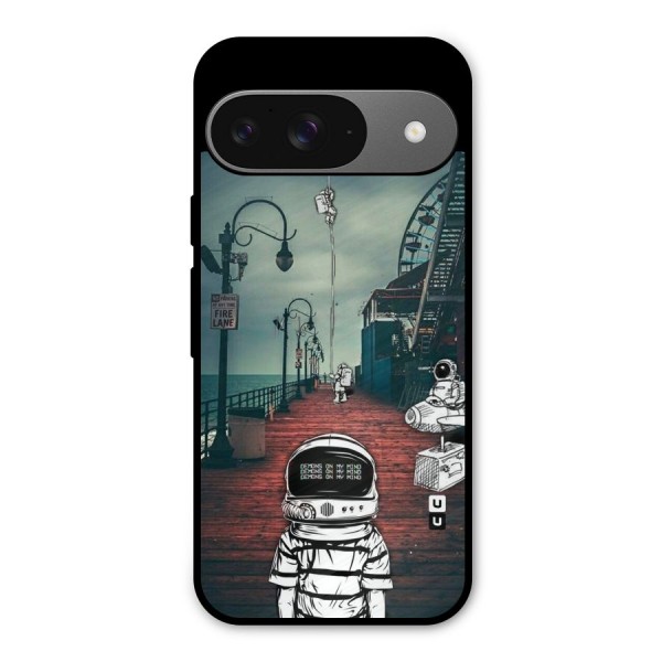 Robotic Design Metal Back Case for Google Pixel 9