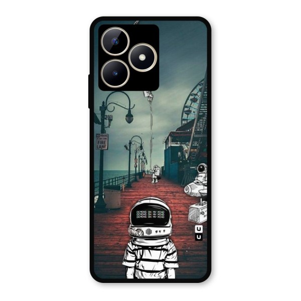 Robotic Design Metal Back Case for Realme C53