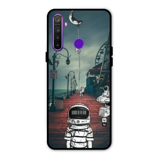 Robotic Design Metal Back Case for Realme Narzo 10