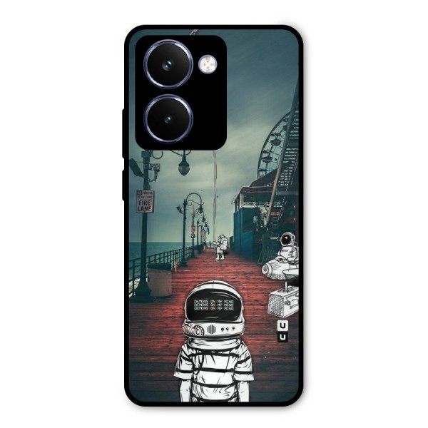 Robotic Design Metal Back Case for Realme P3 Ultra