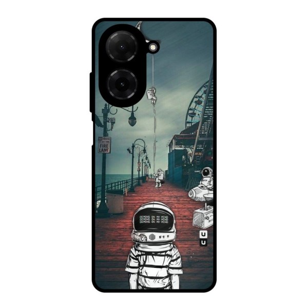 Robotic Design Metal Back Case for Redmi A5 4G