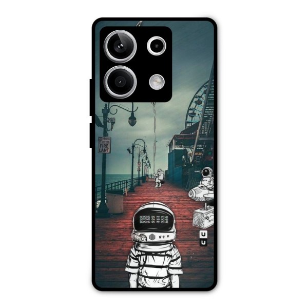 Robotic Design Metal Back Case for Redmi Note 13 5G