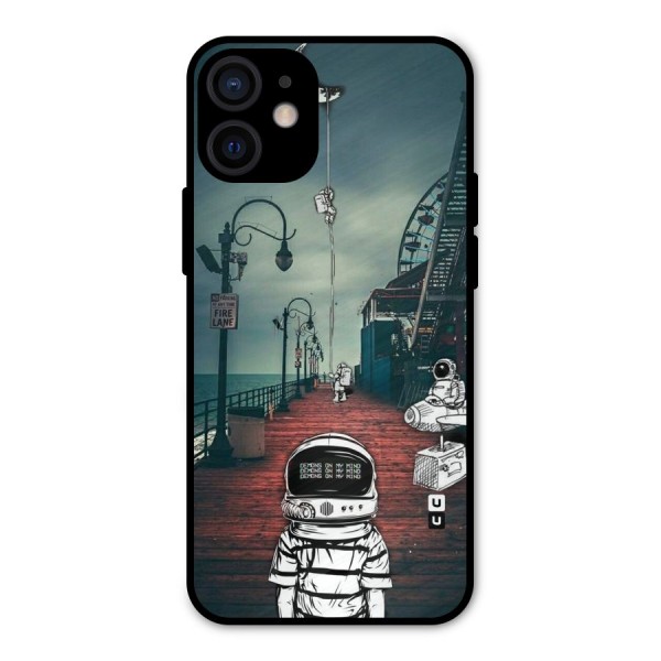 Robotic Design Metal Back Case for iPhone 12 Mini