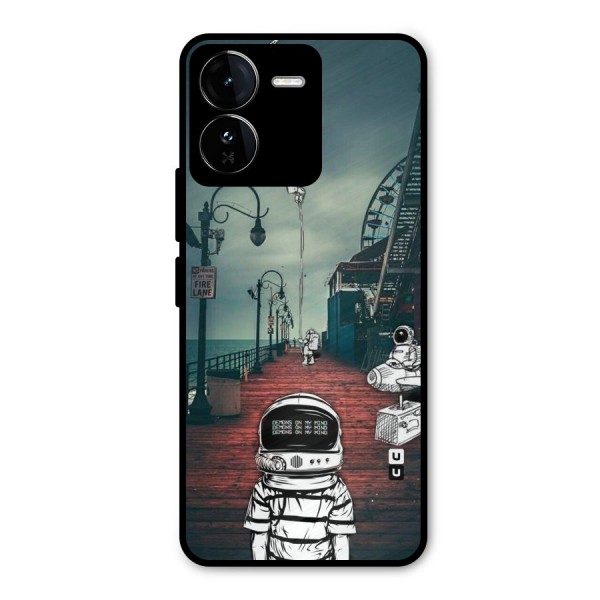Robotic Design Metal Back Case for iQOO Z9