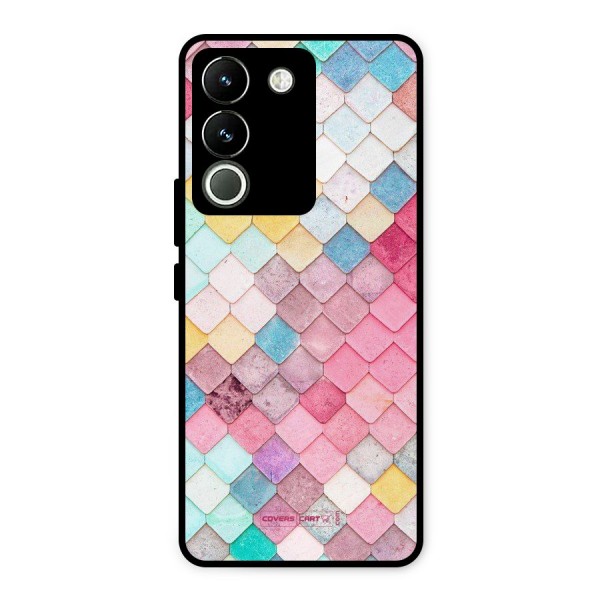 Rocks Pattern Design Metal Back Case for Vivo Y200