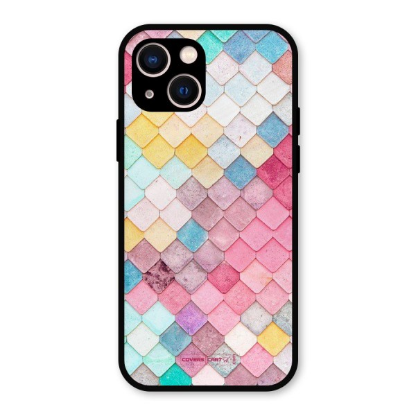 Rocks Pattern Design Metal Back Case for iPhone 13