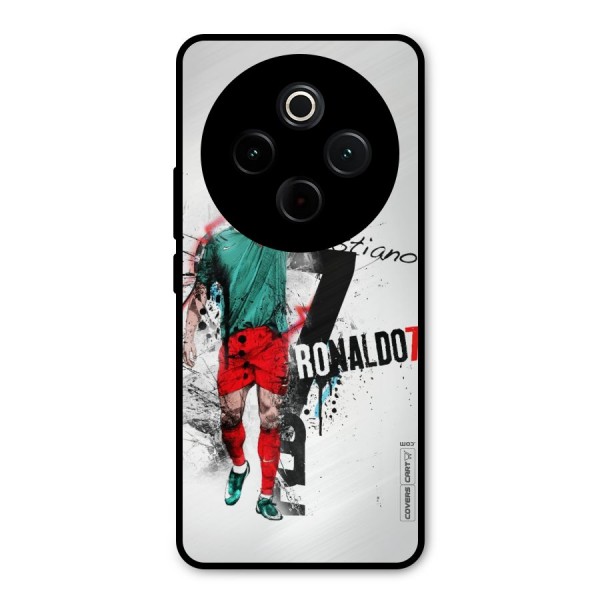 Ronaldo In Portugal Jersey Metal Back Case for iQOO Z10