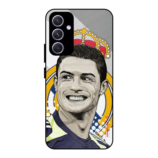 Ronaldo Madrid King Metal Back Case for Galaxy A54
