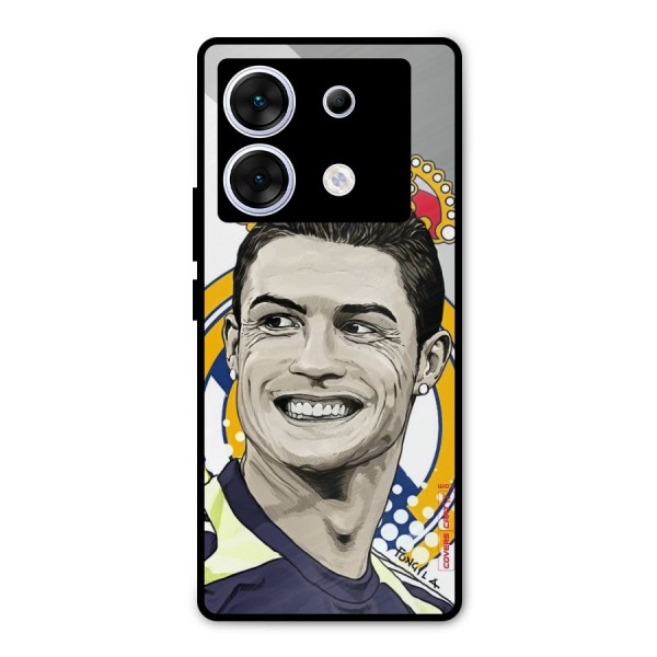Ronaldo Madrid King Metal Back Case for Infinix Zero 30 5G