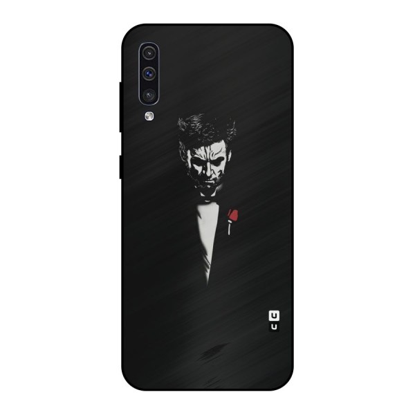 Rose Man Metal Back Case for Galaxy A30s