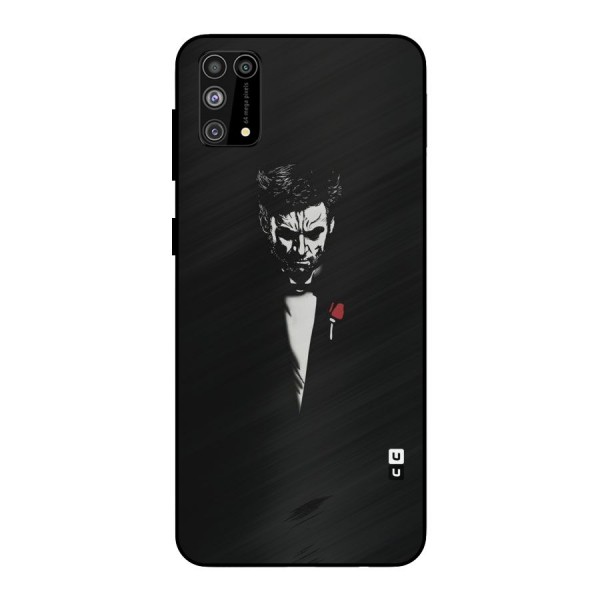 Rose Man Metal Back Case for Galaxy M31