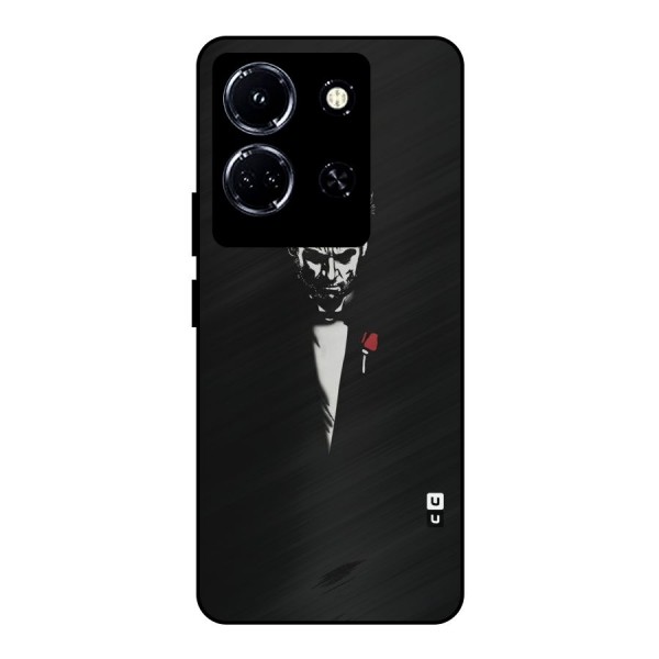 Rose Man Metal Back Case for Infinix Note 30 5G