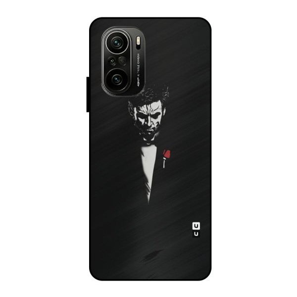 Rose Man Metal Back Case for Mi 11X Pro