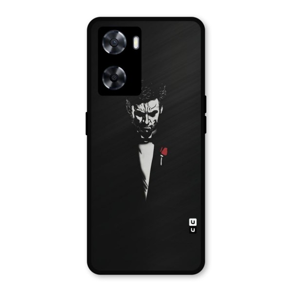 Rose Man Metal Back Case for Oppo A77