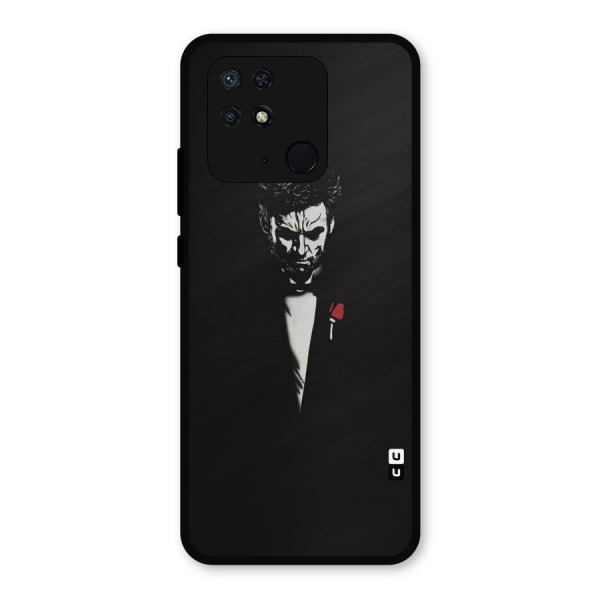 Rose Man Metal Back Case for Redmi 10 Power
