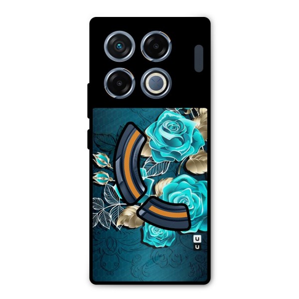 Rose Sheet Metal Back Case for Infinix GT 20 Pro