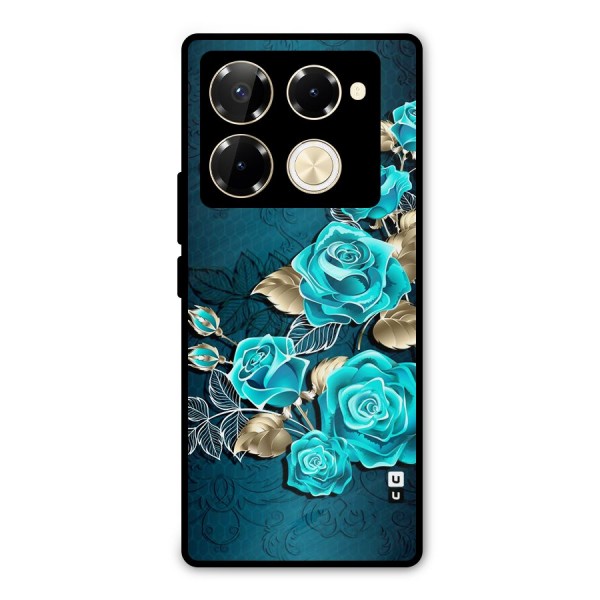 Rose Sheet Metal Back Case for Infinix Note 40 Pro Plus