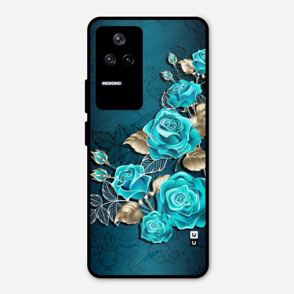 Rose Sheet Metal Back Case for Poco F4 5G