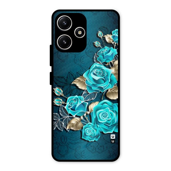 Rose Sheet Metal Back Case for Redmi 12 5G
