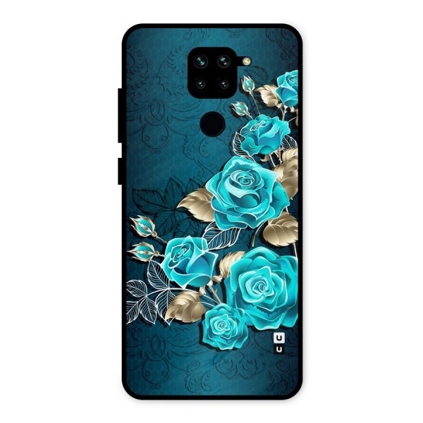 Rose Sheet Metal Back Case for Redmi Note 9