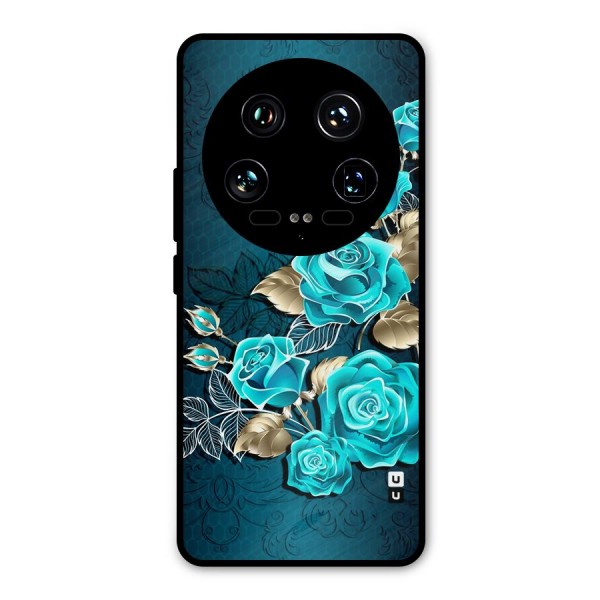 Rose Sheet Metal Back Case for Xiaomi 14 Ultra