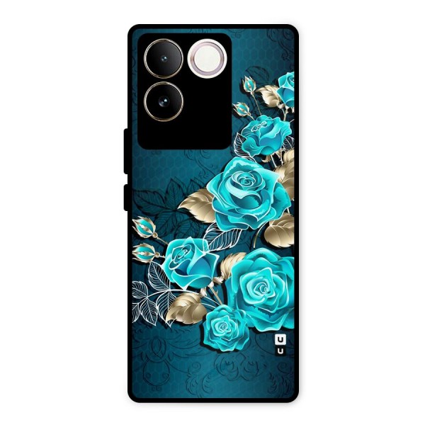 Rose Sheet Metal Back Case for iQOO Z7 Pro