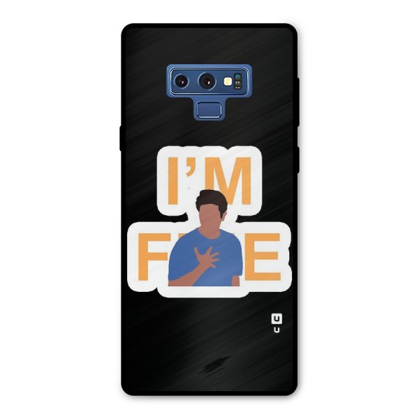 Ross is Fine Metal Back Case for Galaxy Note 9