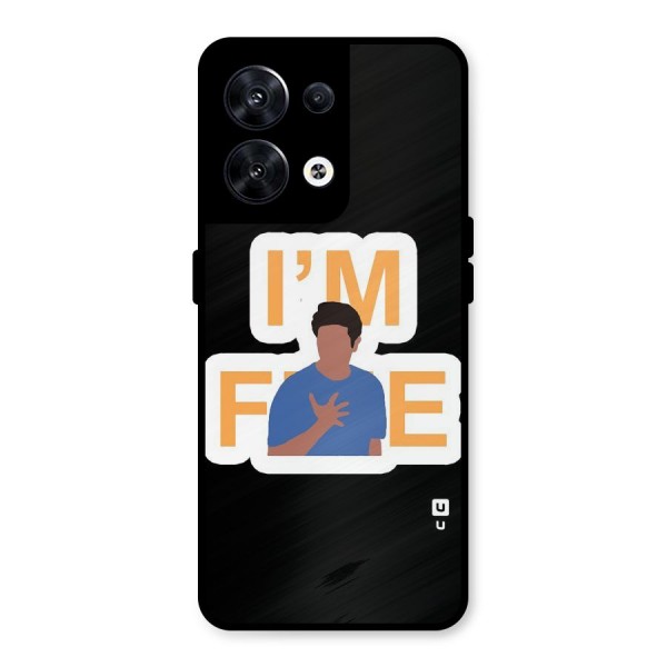 Ross is Fine Metal Back Case for Oppo Reno8 5G