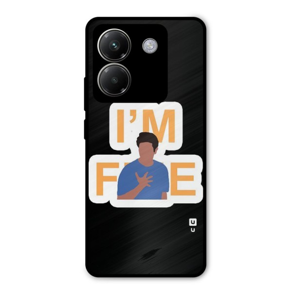 Ross is Fine Metal Back Case for Poco M7 Pro 5G