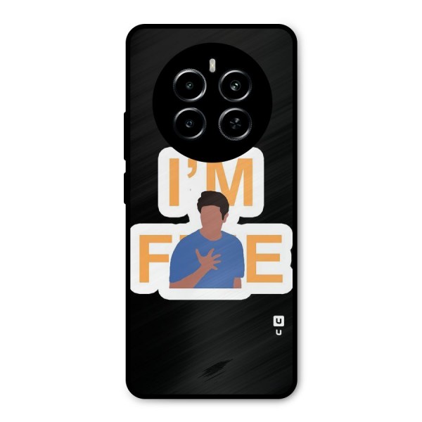 Ross is Fine Metal Back Case for Realme P1