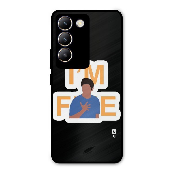 Ross is Fine Metal Back Case for Vivo Y200e
