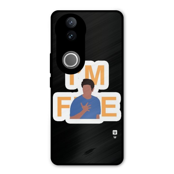 Ross is Fine Metal Back Case for iQOO Z10R