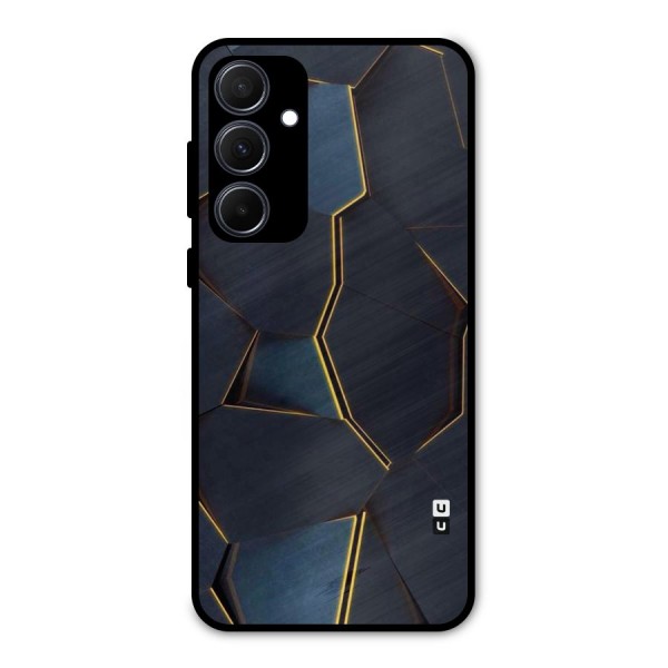 Royal Abstract Metal Back Case for Galaxy A35