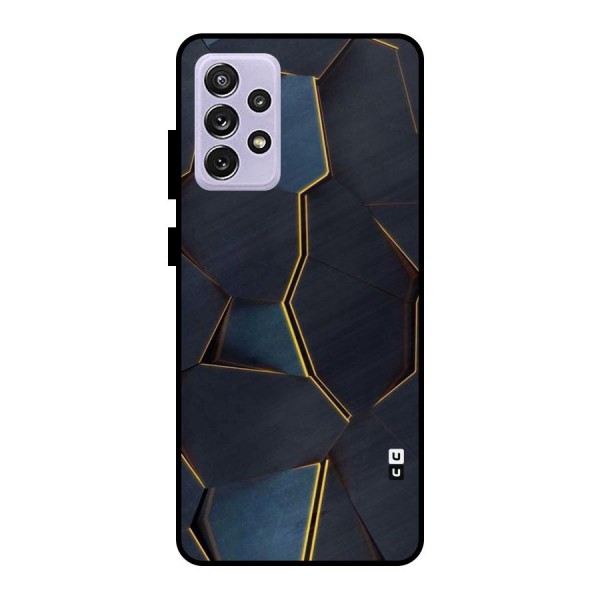 Royal Abstract Metal Back Case for Galaxy A72