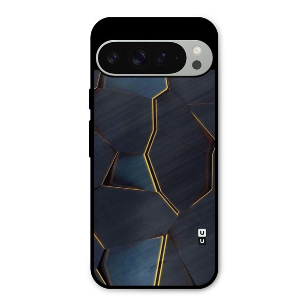 Royal Abstract Metal Back Case for Google Pixel 9 Pro XL